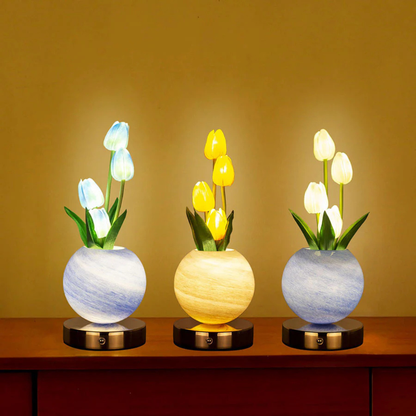 Tulip-Shaped LED Table Light