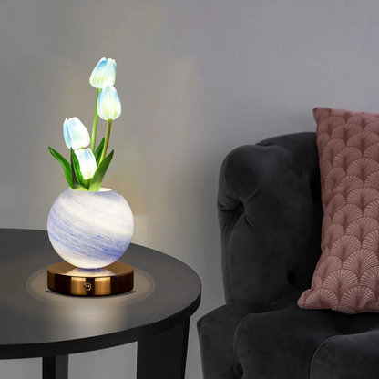 Tulip-Shaped LED Table Light