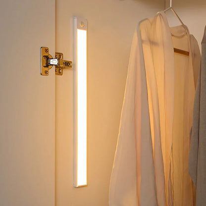 Motion Sensor Slim Light with Magnetic Base and Adjustable Color Settings