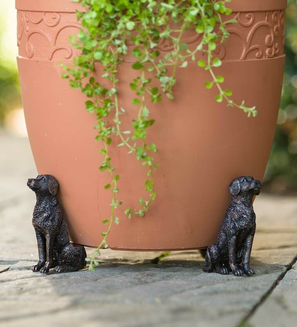 Decorative Pot Feet for Labradors | Frost-Resistant Design for Better Drainage