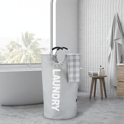Water-Resistant Fabric Laundry Basket – Collapsible for Compact Storage