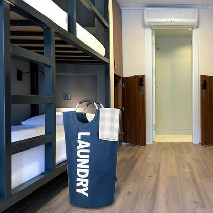 Water-Resistant Fabric Laundry Basket – Collapsible for Compact Storage