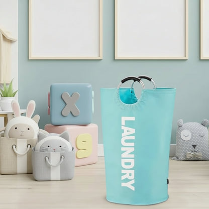Water-Resistant Fabric Laundry Basket – Collapsible for Compact Storage