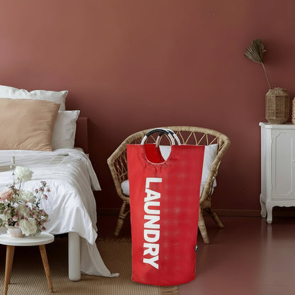 Water-Resistant Fabric Laundry Basket – Collapsible for Compact Storage