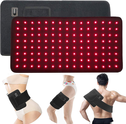 Red Light Therapy Mask with Remote – Flexible Device for Pain Relief at Home