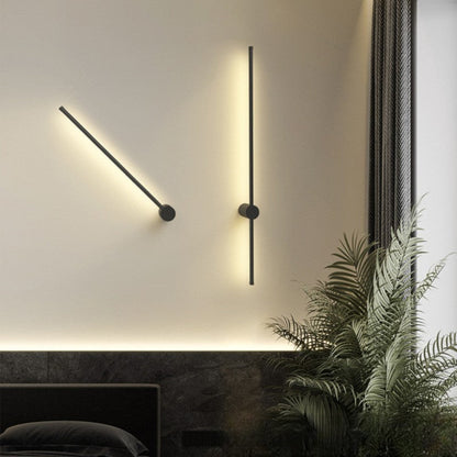 Contemporary Linear Wall Light Fixture with LED
