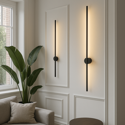 Contemporary Linear Wall Light Fixture with LED