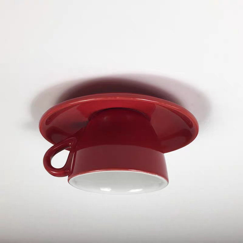 Ceiling Light Fixture in Minimalist Cup Shape