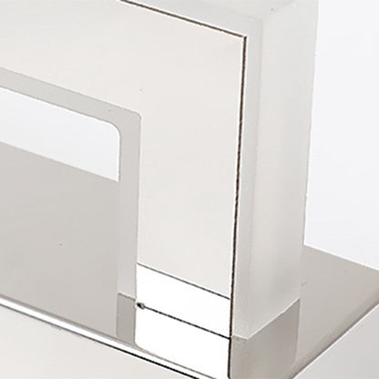 LED Wall Light with Mirror Finish in Rectangular Design