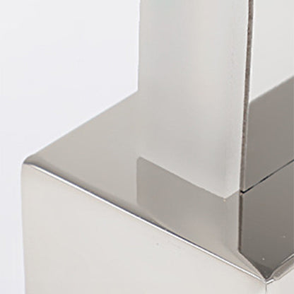 LED Wall Light with Mirror Finish in Rectangular Design