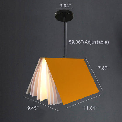 Contemporary Black PVC Pendant Light Fixture for Hanging