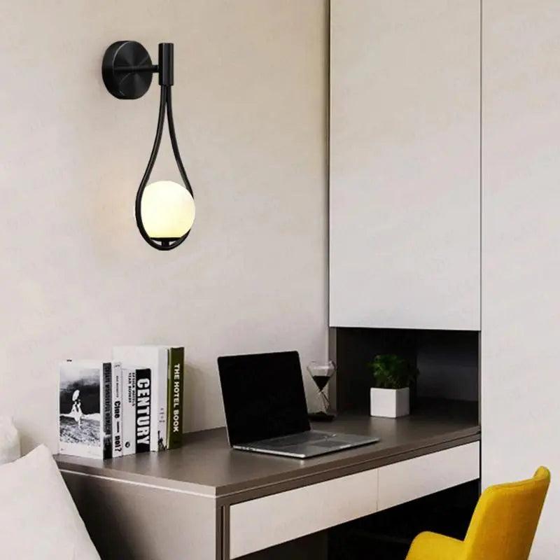 LED Wall Light in Mid-Century Style