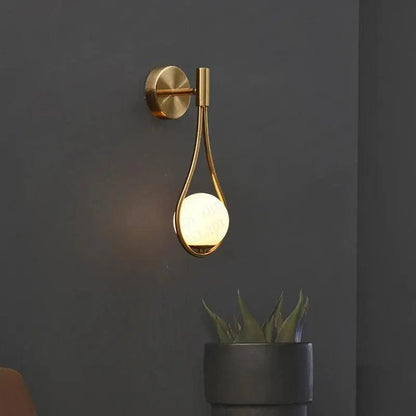 LED Wall Light in Mid-Century Style