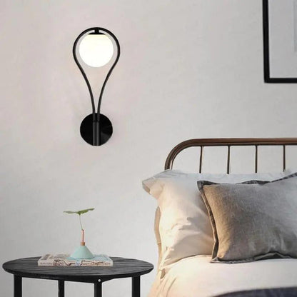 LED Wall Light in Mid-Century Style
