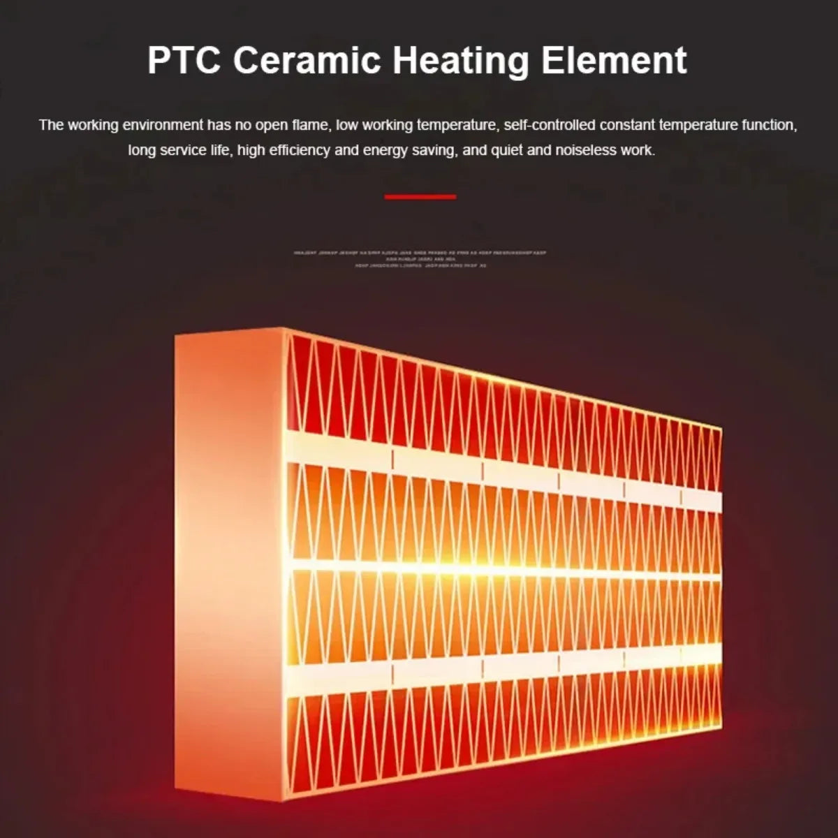 Compact Electric Heater with Safety Features for Personal Spaces