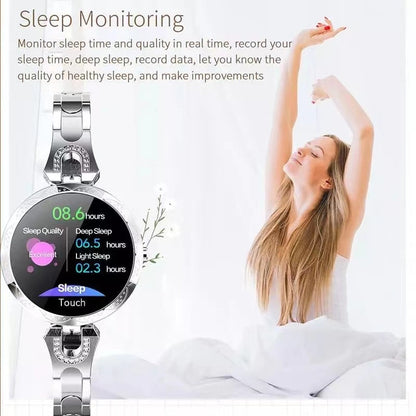 Waterproof Smartwatch for Women – Heart Rate Monitor, Stylish Active Design