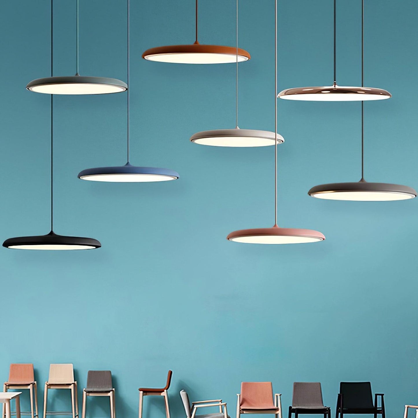 LED Pendant Light in Macaron Colors