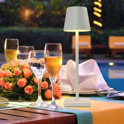Wireless LED Table Lamp - Portable and Dimmable with Modern Style