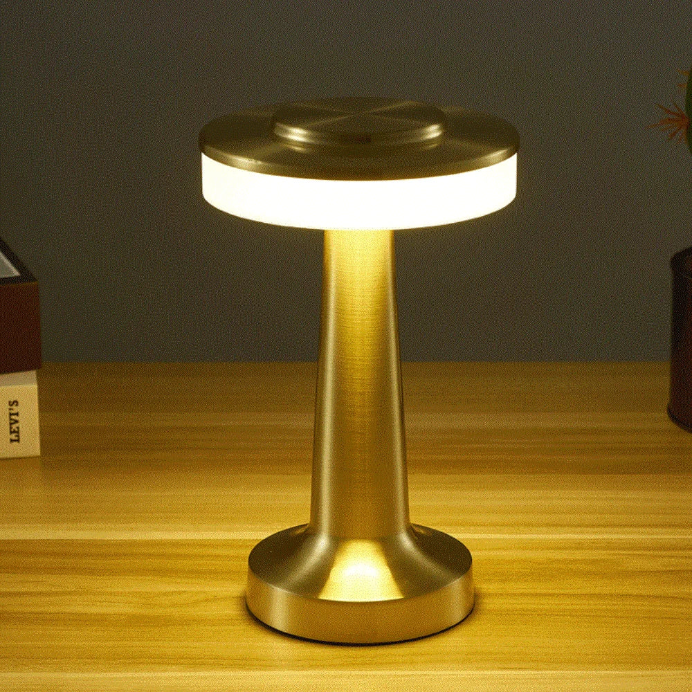 Portable LED Table Lamp with Dimmable Features – Wireless Elegant Design