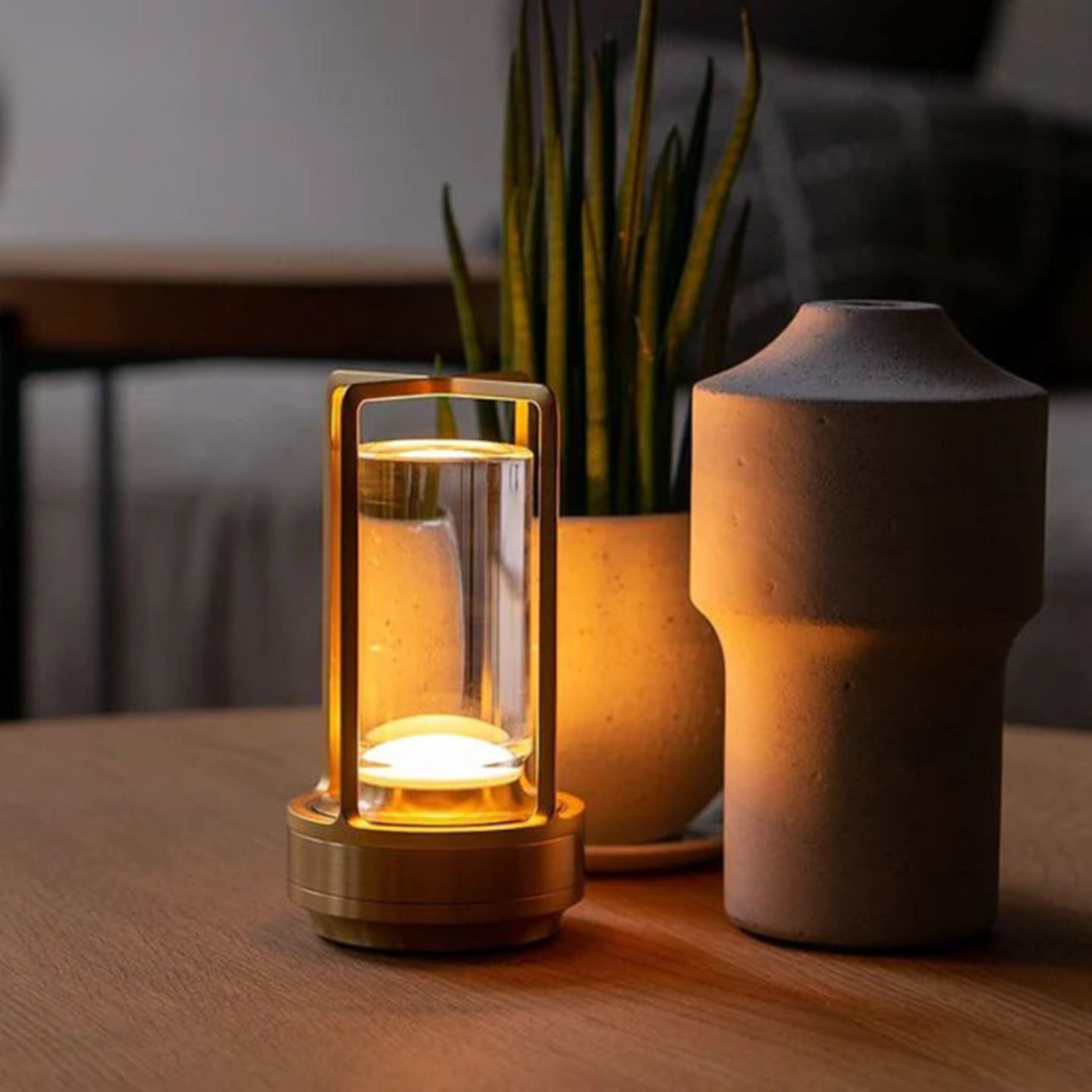 Rechargeable LED Table Lamp with Wireless Design in Scandinavian Style