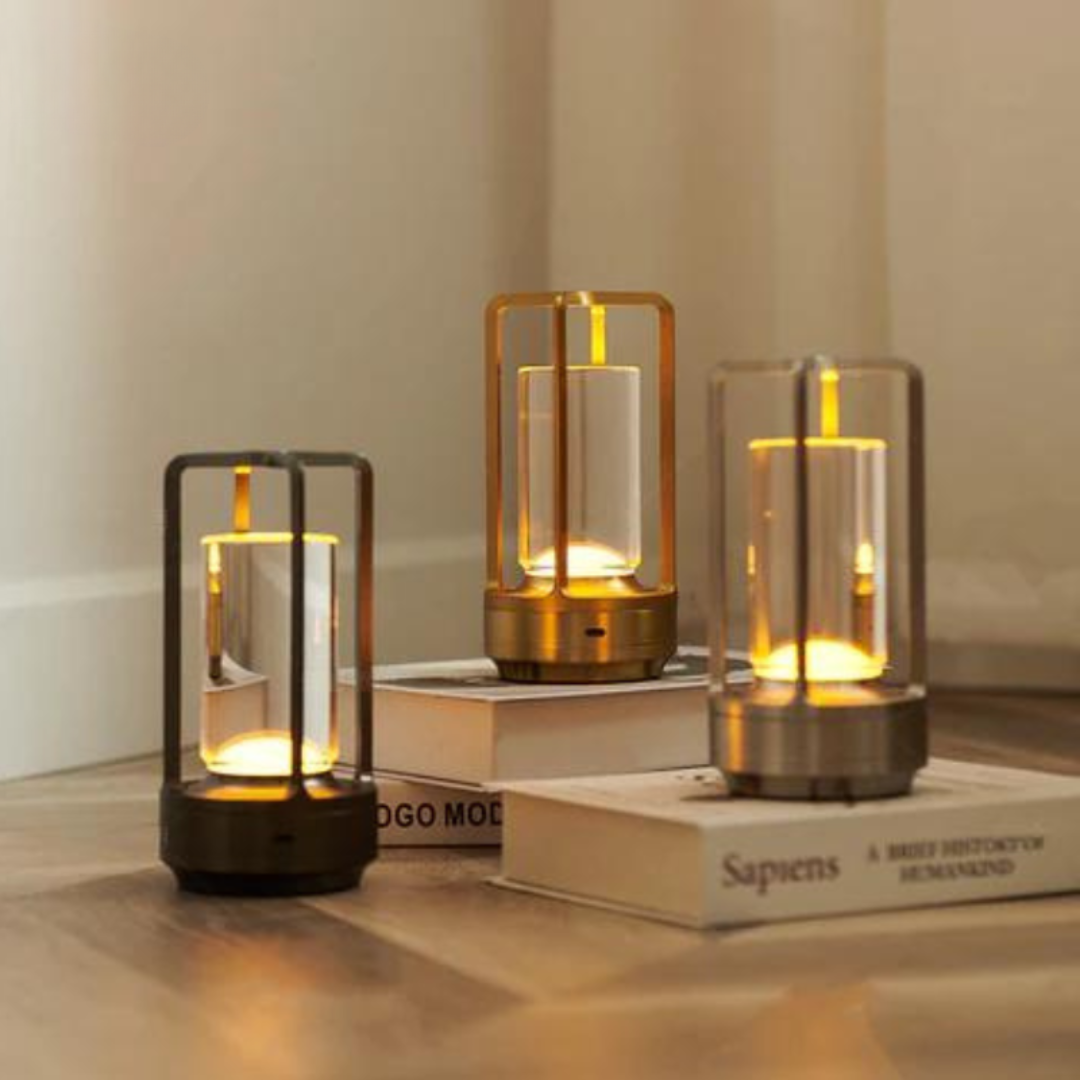 Rechargeable LED Table Lamp with Wireless Design in Scandinavian Style