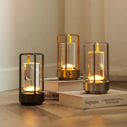 Rechargeable LED Table Lamp with Wireless Design in Scandinavian Style