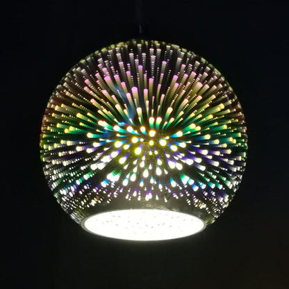 Modern 3D Colorful Glass Pendant Light – Vibrant Design