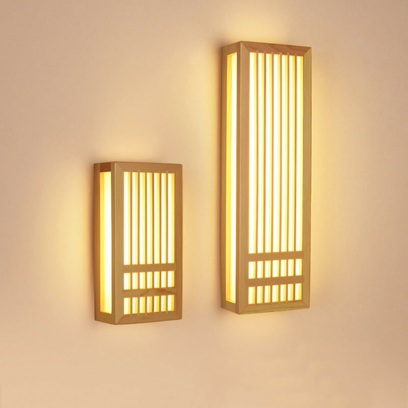 Minimalist Solid Wood LED Wall Light Fixture – Elegant Design