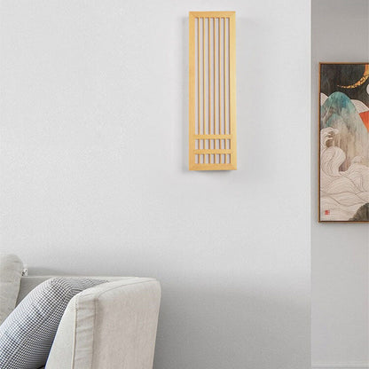 Minimalist Solid Wood LED Wall Light Fixture – Elegant Design