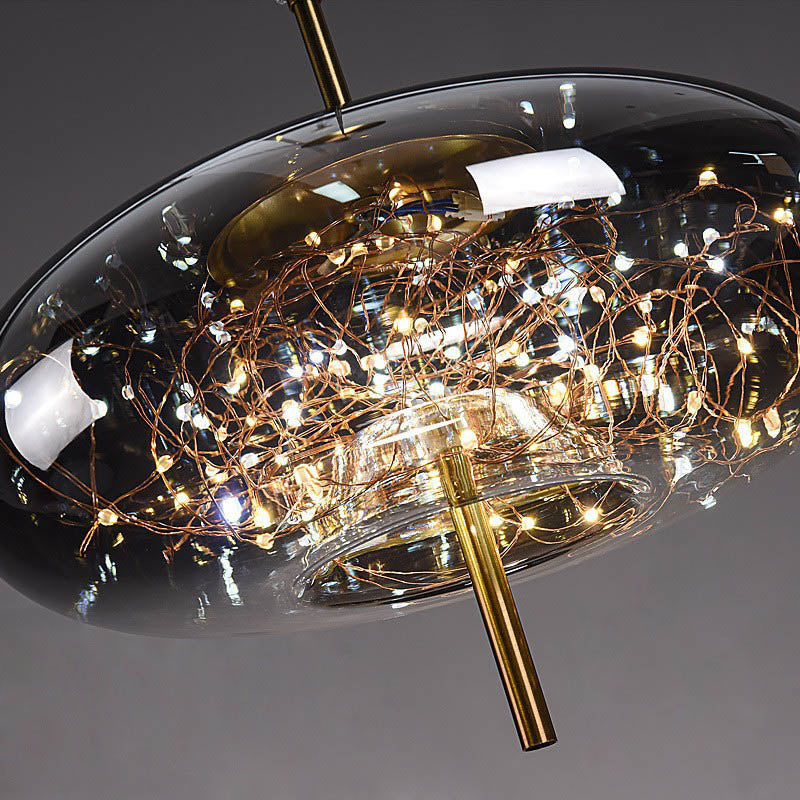 Scandinavian Style Glass Pendant Lamp – Elegant Lighting Fixture
