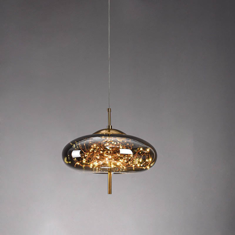Scandinavian Style Glass Pendant Lamp – Elegant Lighting Fixture