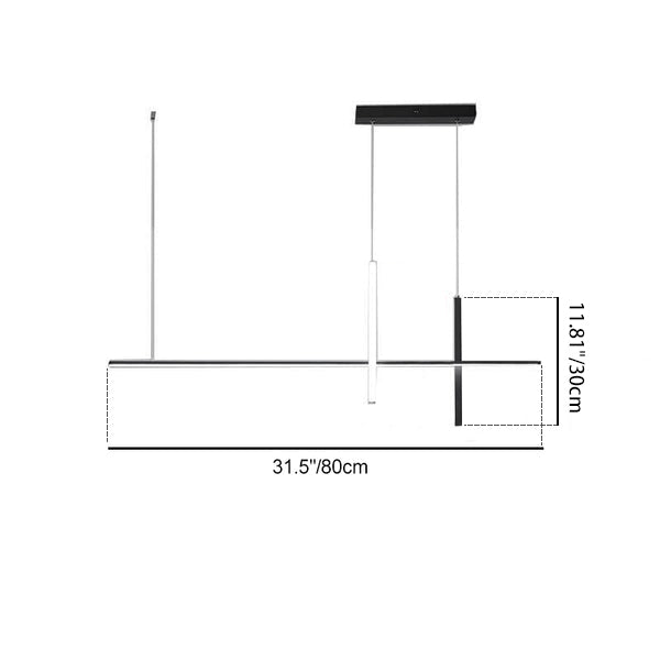Modern LED Chandelier Light Fixture for Dining Room – Sleek Design