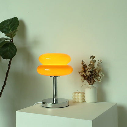 Modern Glass Table Lamp in Vibrant Colors - Stylish Home Lighting