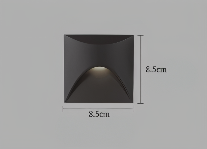 Indoor and Outdoor Motion Sensor Wall Light – Waterproof Aluminum Design