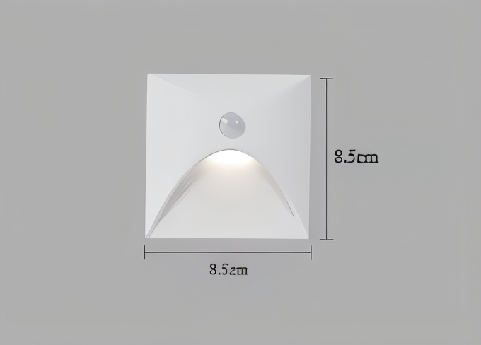 Indoor and Outdoor Motion Sensor Wall Light – Waterproof Aluminum Design