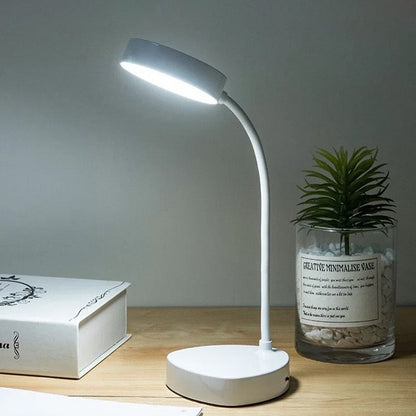 Flexible Neck Desk Lamp with Touch Control - Portable Design