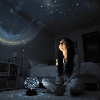 Adjustable Galaxy Projector for Dreamy Room Atmosphere and Lighting Effects