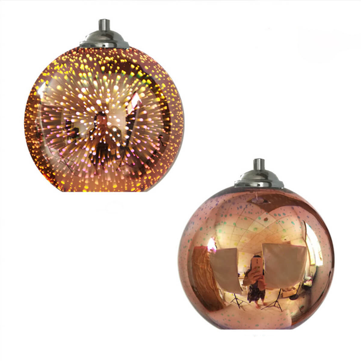 Colorful 3D Fireworks Pendant Light – Modern Vibrant Design