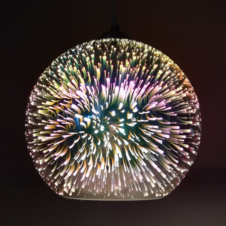 Colorful 3D Fireworks Pendant Light – Modern Vibrant Design