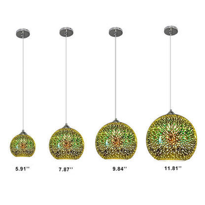 Colorful 3D Fireworks Pendant Light – Modern Vibrant Design