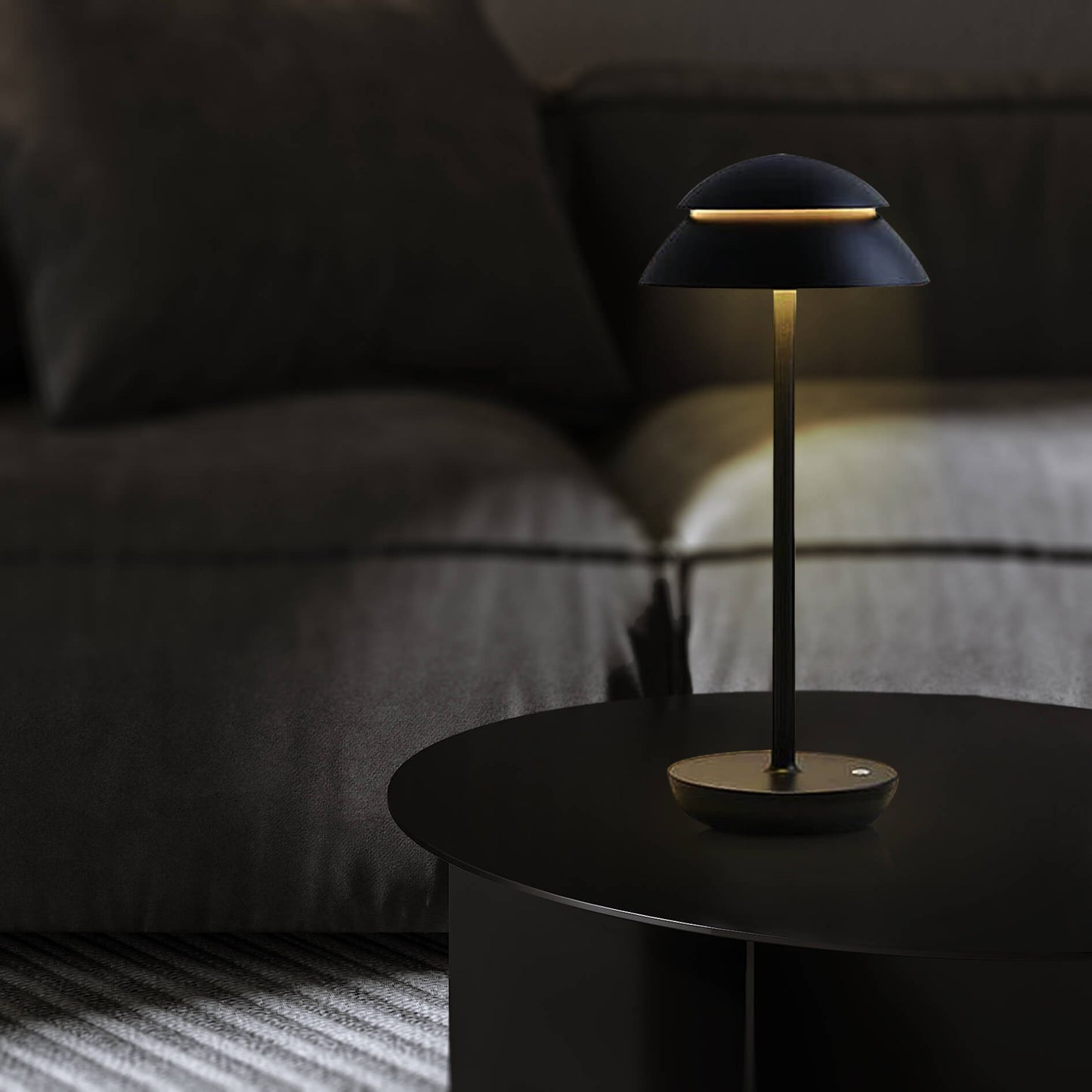 Rechargeable Touch Table Lamp with USB Charging – Sleek Design for Warm Atmosphere