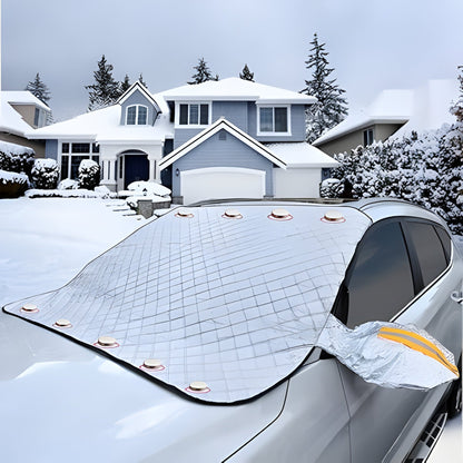 Extra Large Universal Frost Guard for Winter - Magnetic Windshield Cover