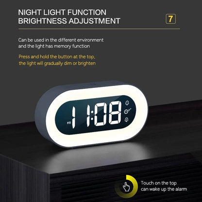 Tranquil Dawn Alarm Clock with Adjustable Light and Soothing Sounds