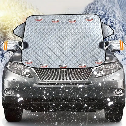 Extra Large Universal Frost Guard for Winter - Magnetic Windshield Cover