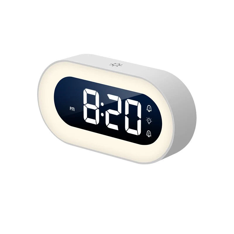 Tranquil Dawn Alarm Clock with Adjustable Light and Soothing Sounds