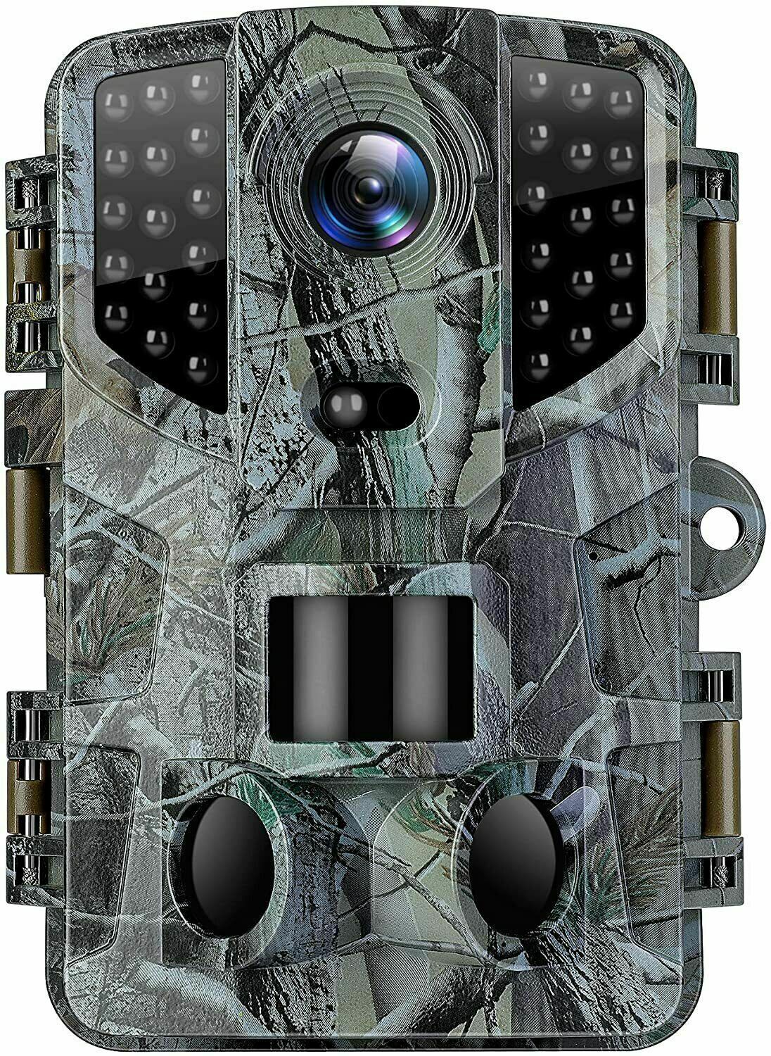 1080P 24MP Wireless Trail Camera for Wildlife with Night Vision, IP65 Waterproof, 120-Degree Angle