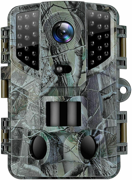 1080P 24MP Wireless Trail Camera for Wildlife with Night Vision, IP65 Waterproof, 120-Degree Angle