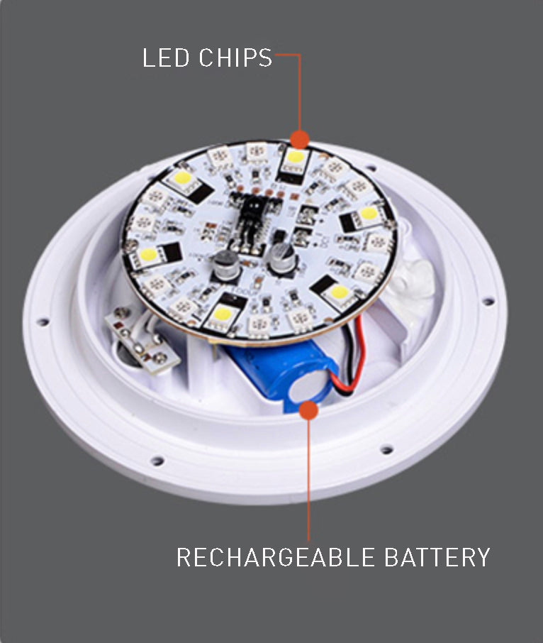 Versatile Color-Adjustable Orb Lamp with Remote Control