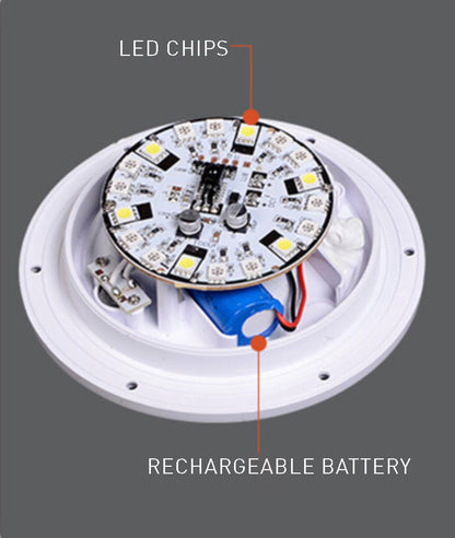 Versatile Color-Adjustable Orb Lamp with Remote Control