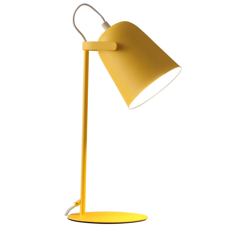 Modern Iron Table Lamp for Bedroom and Living Room – Creative Macaron Design